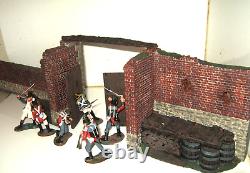 Large Britains 00148N Napoleonics, Hougoumont North Gate Set with 54mm Figures