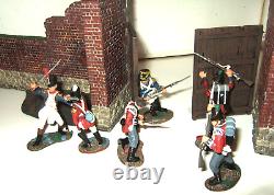 Large Britains 00148N Napoleonics, Hougoumont North Gate Set with 54mm Figures