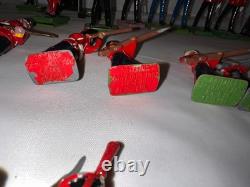 Large Bundle Of Vintage Lead Soldiers Britain King & Country Tradition Grant Etc