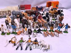 Large Collection Vintage Britains Animals, Accessories 1960's 1970's Collectable