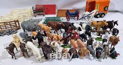 Large Collection Vintage Britains Animals, Accessories 1960's 1970's Collectable