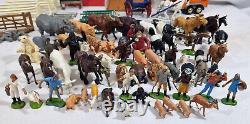 Large Collection Vintage Britains Animals, Accessories 1960's 1970's Collectable