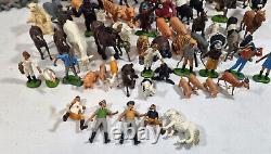 Large Collection Vintage Britains Animals, Accessories 1960's 1970's Collectable