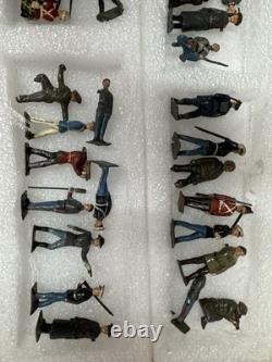 Large Collection of Vintage Britains Ltd Lead Soldiers Job Lot Hollow-Cast