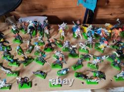 Large Job Lot Britains Knights Figures 125