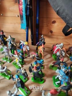 Large Job Lot Britains Knights Figures 125
