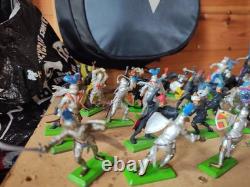 Large Job Lot Britains Knights Figures 125