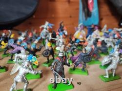 Large Job Lot Britains Knights Figures 125