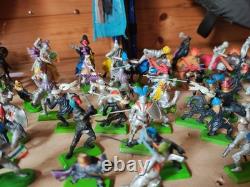 Large Job Lot Britains Knights Figures 125
