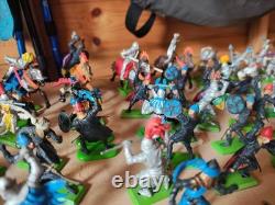 Large Job Lot Britains Knights Figures 125