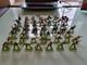 Large Job Lot Of Vintage Britains Deetail Plastic With Metal Bases