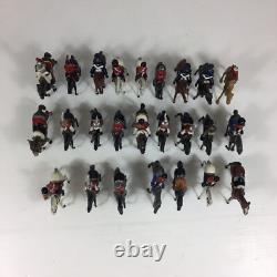 Large Vintage Job Lot Of Leader Soldiers On Horseback Probably Britains & Other