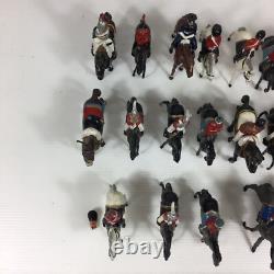 Large Vintage Job Lot Of Leader Soldiers On Horseback Probably Britains & Other