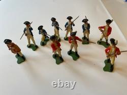 Large collection of various vintage toy soldiers including Britains & Airfix