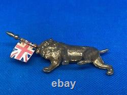 Lion Carrying Union Flag And Another Without Flag By John Hill (yellow 135) Note