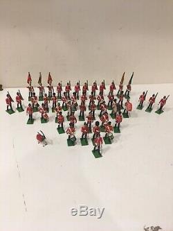 Lot Of 47 Britains Marching Band, ALL IN EXCELLENT CONDITION 1980s METAL