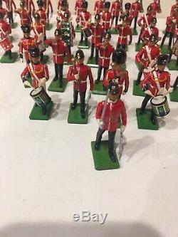 Lot Of 47 Britains Marching Band, ALL IN EXCELLENT CONDITION 1980s METAL