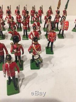 Lot Of 47 Britains Marching Band, ALL IN EXCELLENT CONDITION 1980s METAL