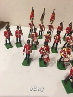 Lot Of 47 Britains Marching Band, ALL IN EXCELLENT CONDITION 1980s METAL