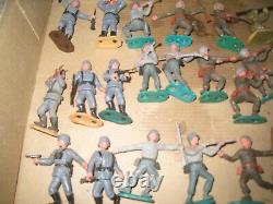 Lot de soldats WWII, au 1/35°, marquesJIM, TIPO, BRITAINS, STARLUX