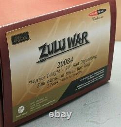 Lovely Very Rare Britains Zulu War Warrior Twilight 3 Pieces No 20084 SU786