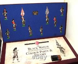 Ltd Britains Set 5297 The Black Watch Colour Party & Escort Set in Fitted Box