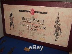 Ltd Britains Set 5297 The Black Watch (Ryl Highland Regt) Colour Party & Escort