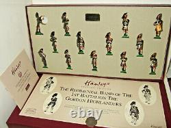 Ltd Britains Set The Regimental Band of 1st Batt The Gordon Highlanders in 54mm