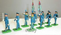 Ltd Edition Britains 3070-73, The RAF Colour Squadron in Luxury Boxes in 54mm