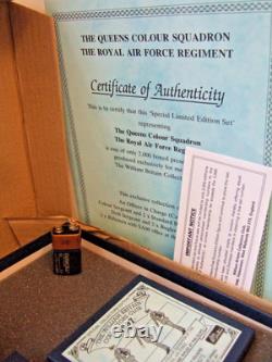 Ltd Edition Britains 3070-73, The RAF Colour Squadron in Luxury Boxes in 54mm