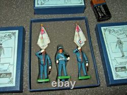 Ltd Edition Britains 3070-73, The RAF Colour Squadron in Luxury Boxes in 54mm