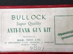 MSR Toys Bullock Anti-tank Gun. All Metal Kit. 1950s & Very Rare