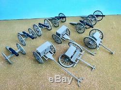 Marx/Britains++ 54mm Civil war Confederate camp custom playset 95 figs ++usedoop