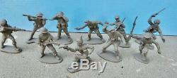 Marx/Britains++ 54mm WW2 Raid on Rommel custom playset 120 figs ++used oop