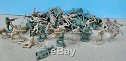 Marx/Britains++ 54mm WW2 Raid on Rommel custom playset 120 figs ++used oop