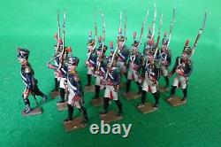 Mignot Vintage French Line Infantry x 13 Unboxed HTF