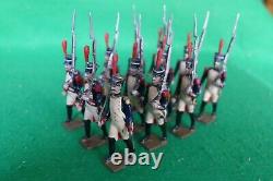 Mignot Vintage French Line Infantry x 13 Unboxed HTF