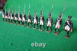 Mignot Vintage French Line Infantry x 13 Unboxed HTF