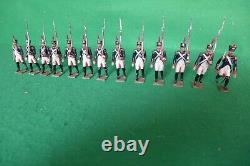 Mignot Vintage French Line Infantry x 13 Unboxed HTF