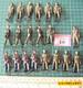Mint 1950s Britains Hollow-cast Toy Soldiers X 20 Including Parachute Regiment