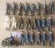 Mint 1950s Britains Raf Pilots And Personnel X 22 + Rare Blue Motorcycle Rider