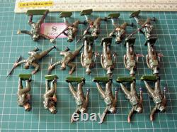 Mint 50s Britains Gas Masked British Infantry WW2. Hollow-cast Toy Soldiers (#8)