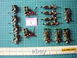 Mint Britains Hollow-cast Toy Soldiers Early 50s. Belgian Infantry in Combat WW2