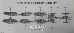 NEW W. Britains American Civil War Regiments 6 Horse Artillery Set NIB