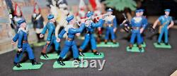 Navy sailors on parade x 8 figures +3 britains marines+2 +6Mounted hussars