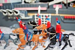 Navy sailors on parade x 8 figures +3 britains marines+2 +6Mounted hussars