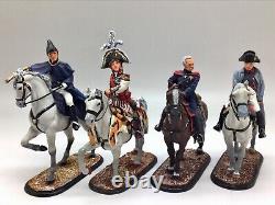 Niena St Petersburg Russia Toy Soldiers Four Mounted Napoleonic Figures 54mm