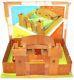 Oehme & Sohne 132 Wild West Fort Silver City Trapper Outpost Wood House Nmib`74