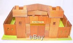 Oehme & Sohne 132 Wild West FORT SILVER CITY TRAPPER OUTPOST Wood House NMIB`74