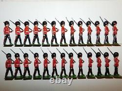 Old BRITAINS England 1950s Lead, Changing of the Guard, 83 Piece Boxed Set #1555